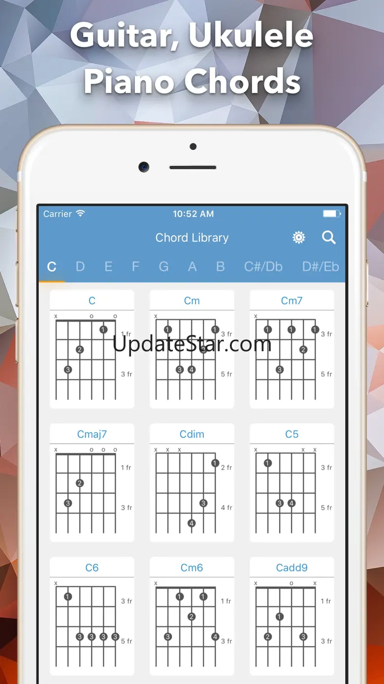 Chord Library - Guitar, Ukulele And Piano Chord 1.0
