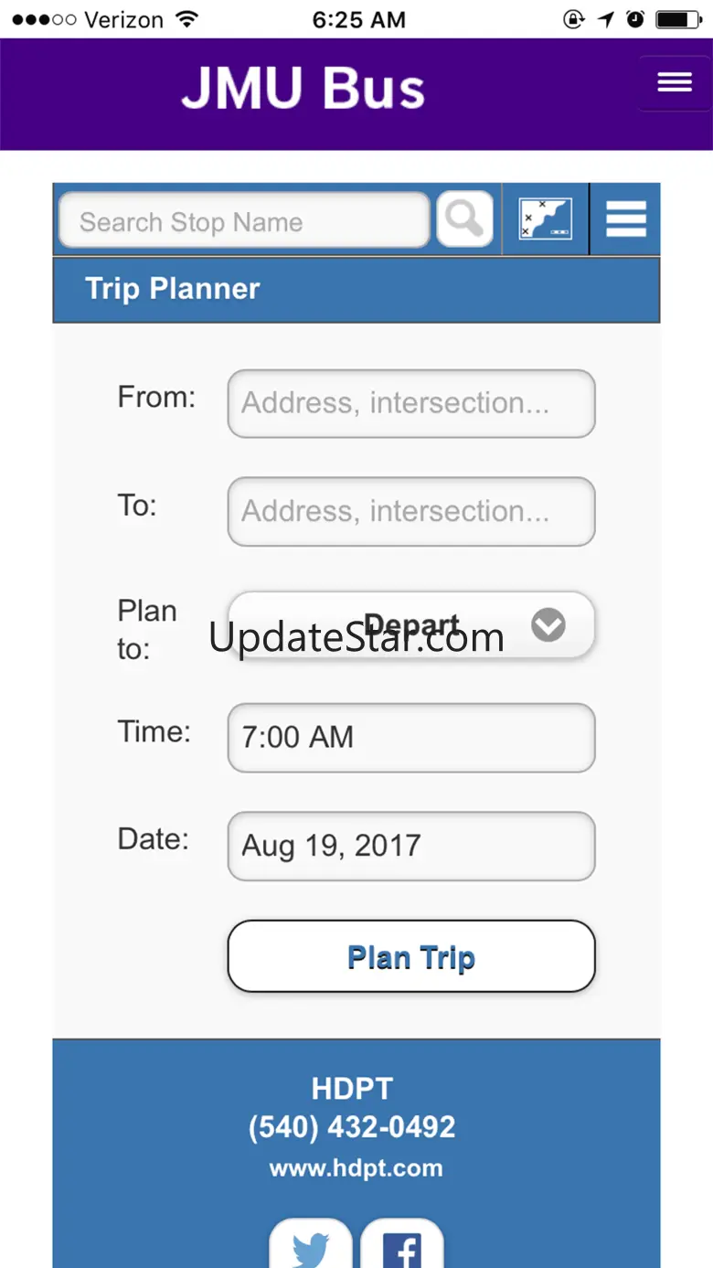 JMU Bus 1.1.0
