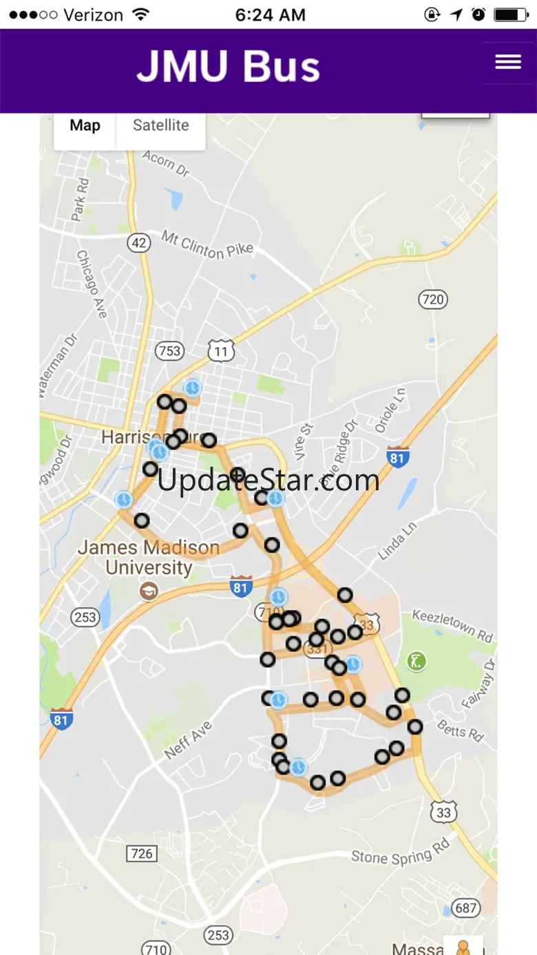JMU Bus 1.1.0