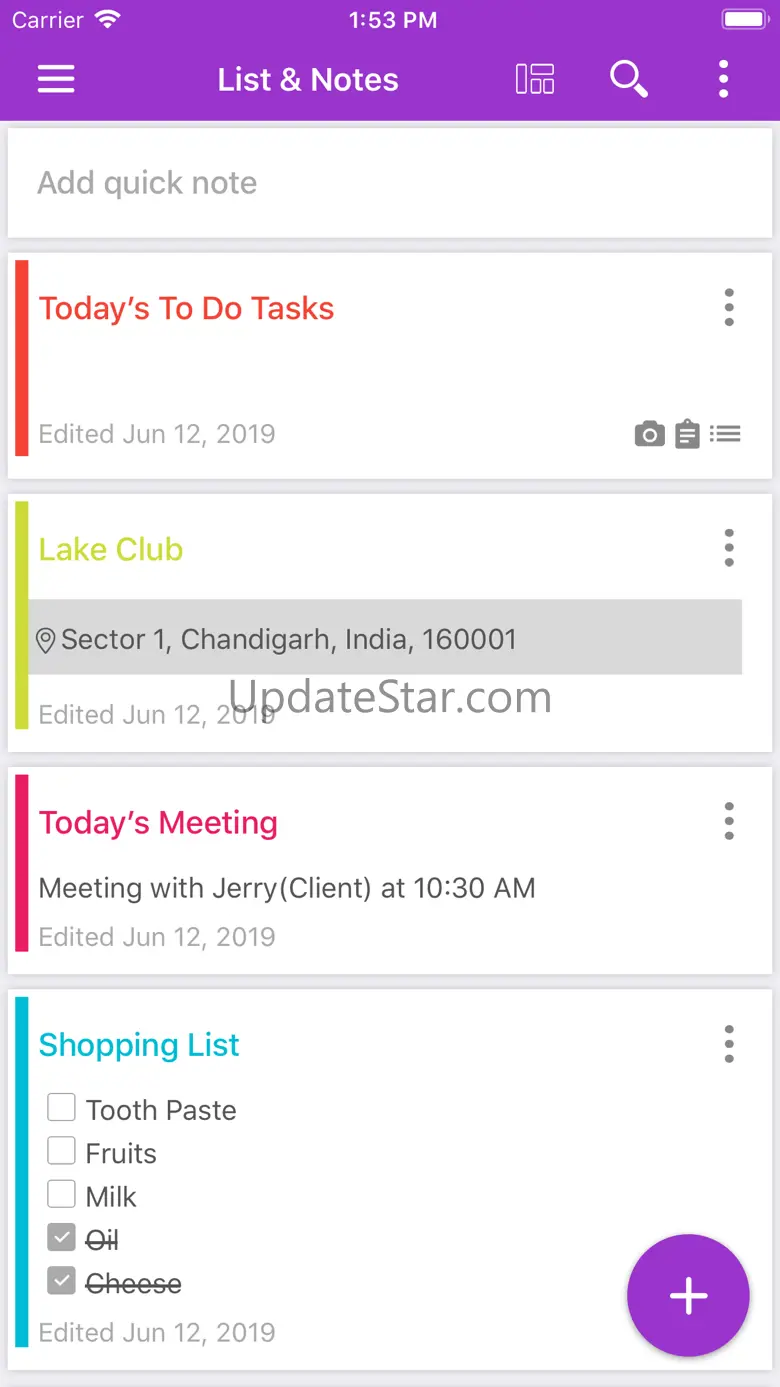 To Do List and Notes 1.5