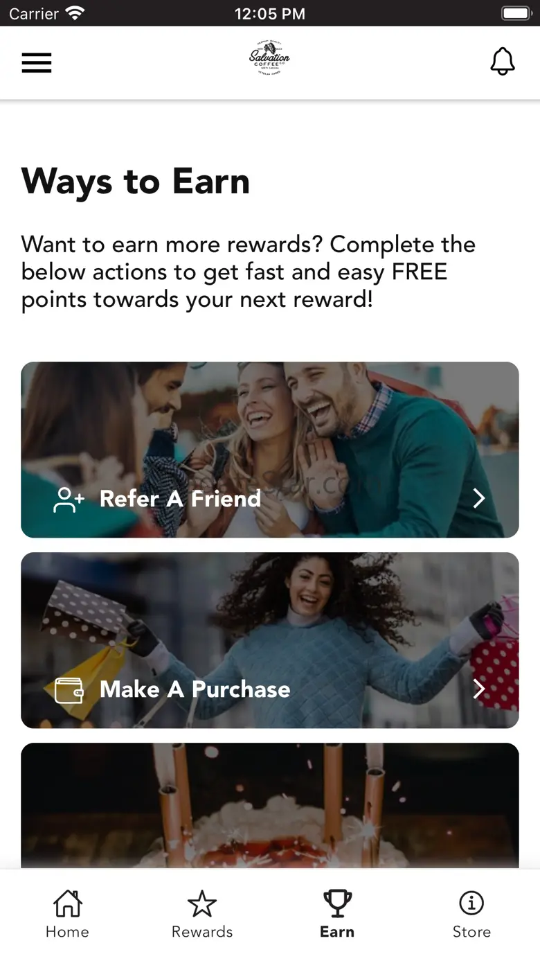 Salvation Coffee Rewards 5.0.2