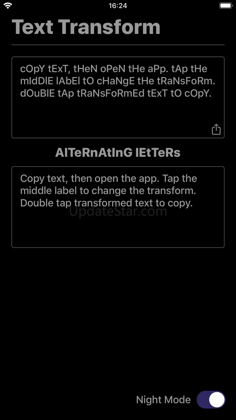 Text Transform 2.1