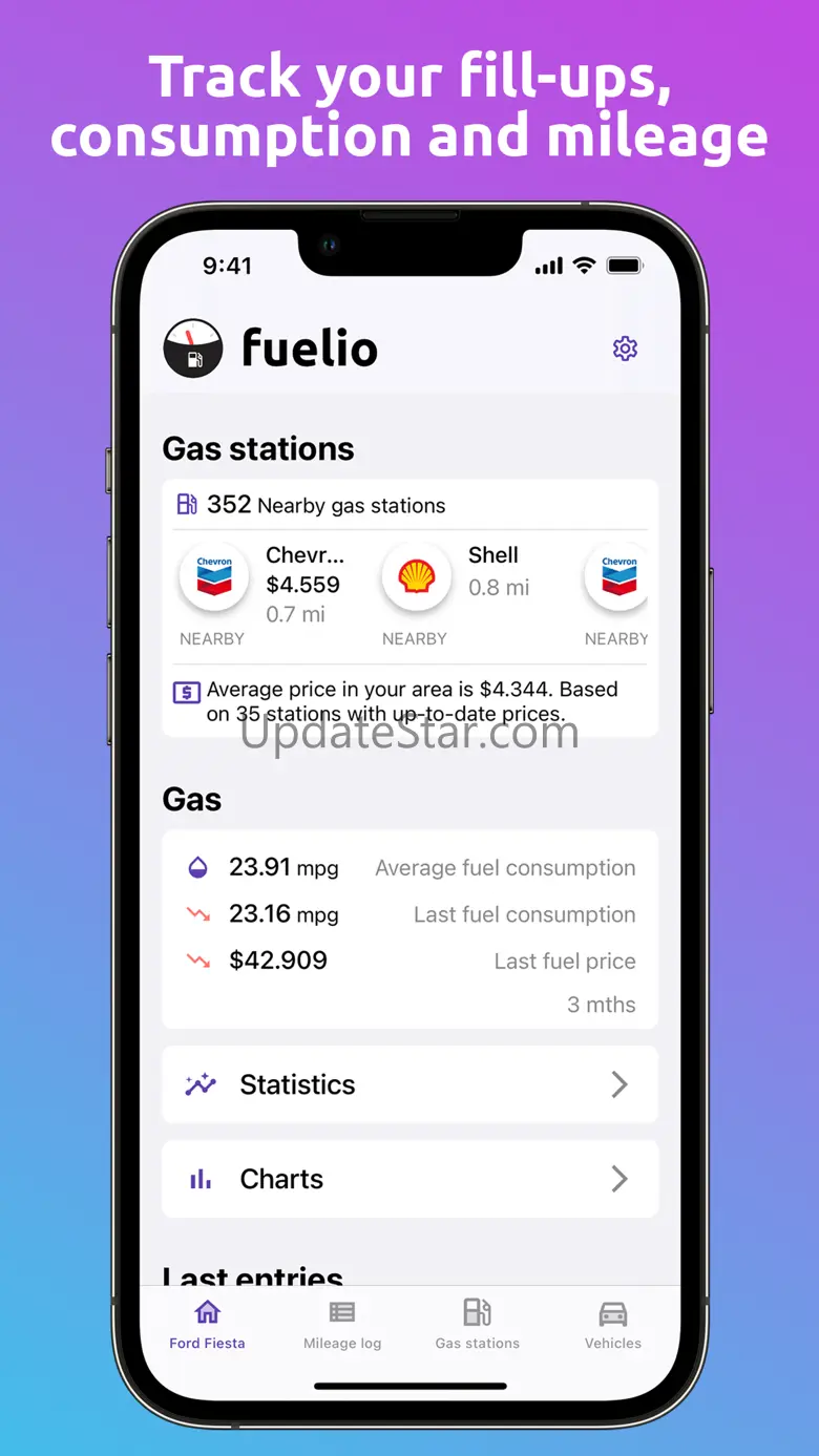 Fuelio - gas log, MPG 1.3.1