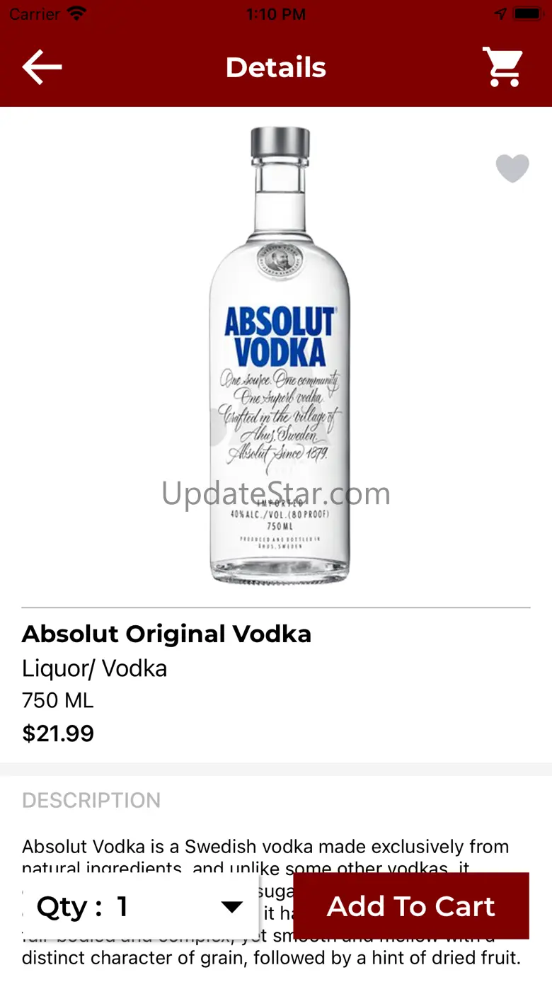 Liquor Lineup 11.21.1