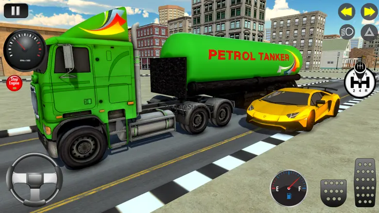 Real Service Truck Drive City 5.7