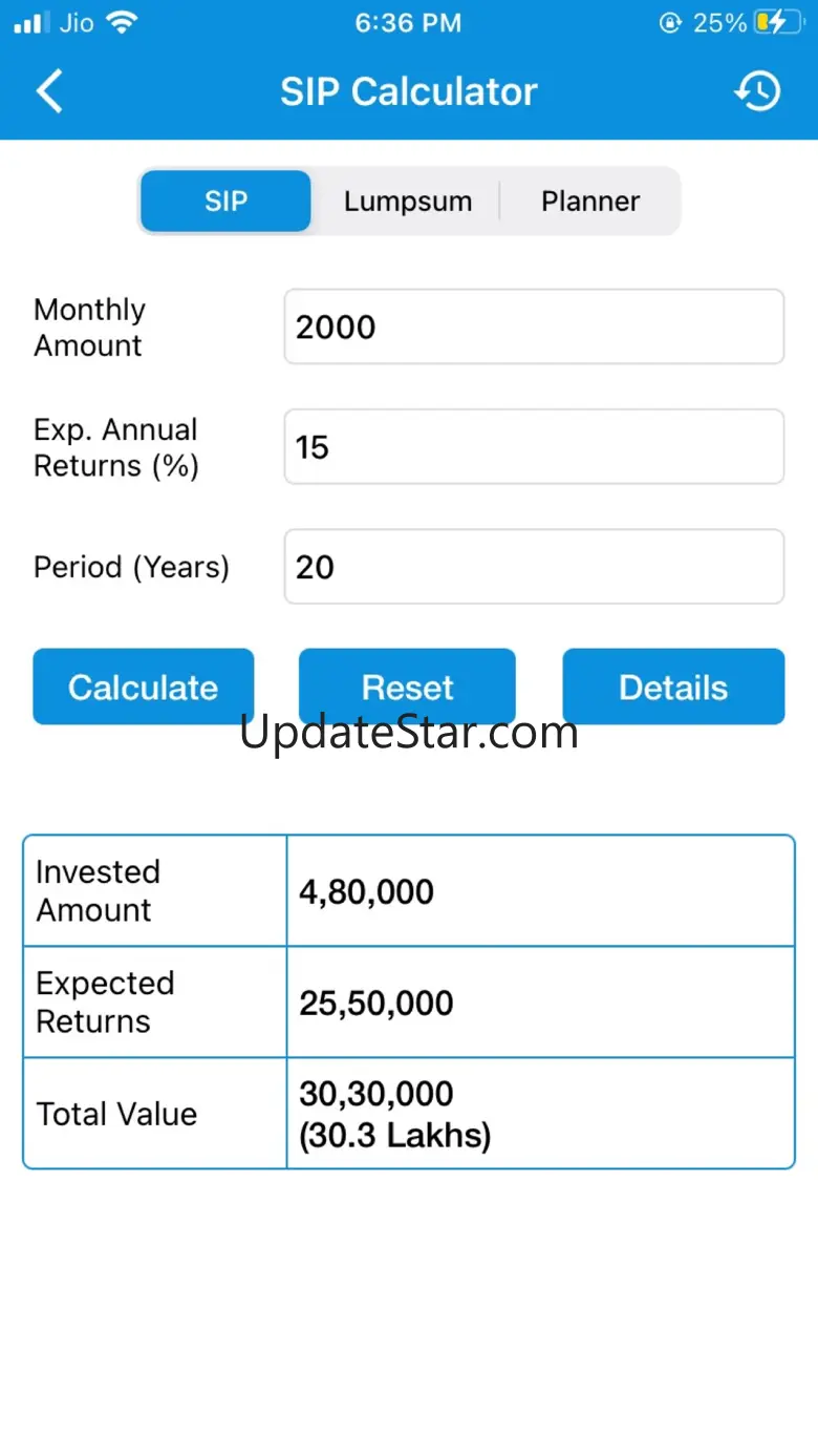 SIP Calculator - Lumpsum 1.0.3