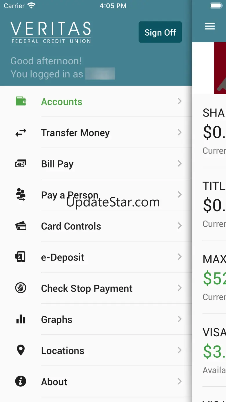 Veritas FCU Mobile App 4.40.111