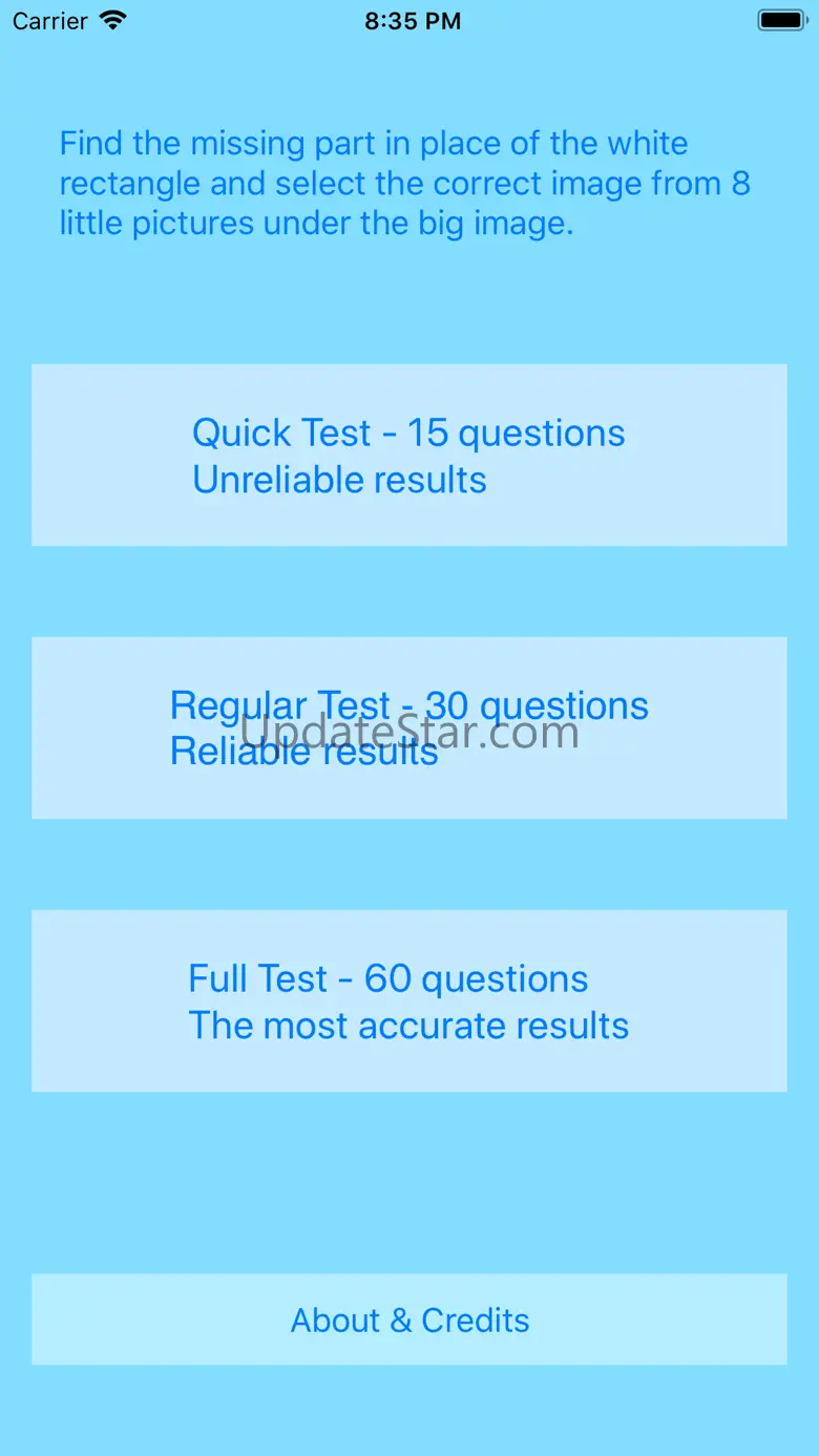 IQ TEST - WHAT IS YOUR WISDOM? 1.8