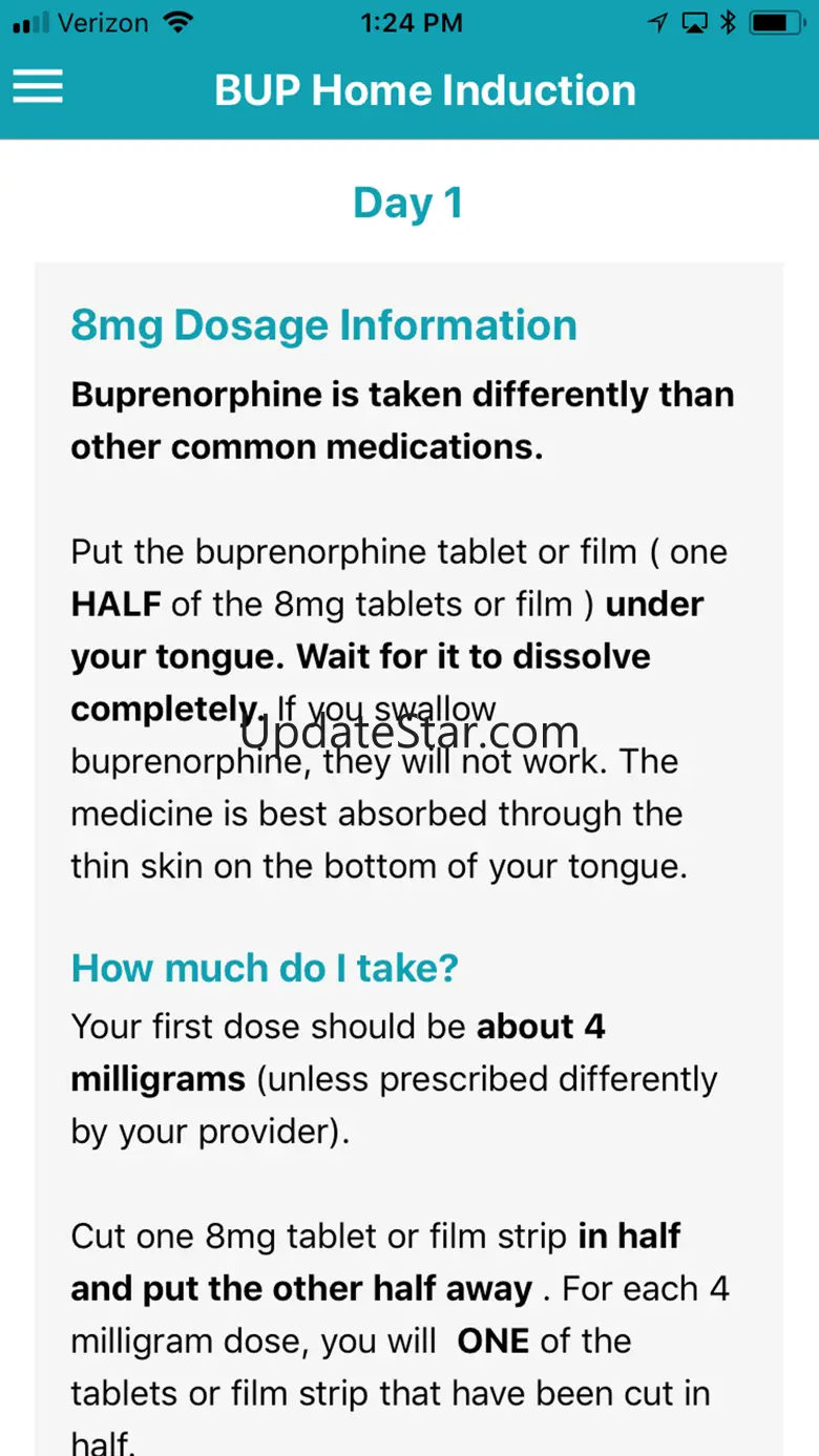 Buprenorphine Home Induction 1.2