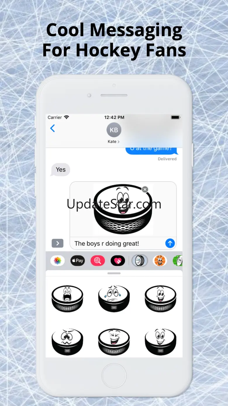 Ice Hockey Puck Emojis 1.4