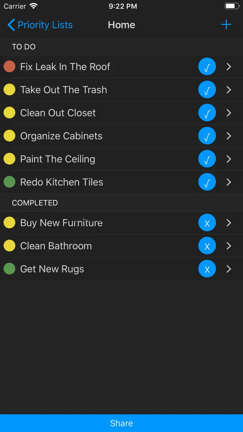 Priority Lists 1.0
