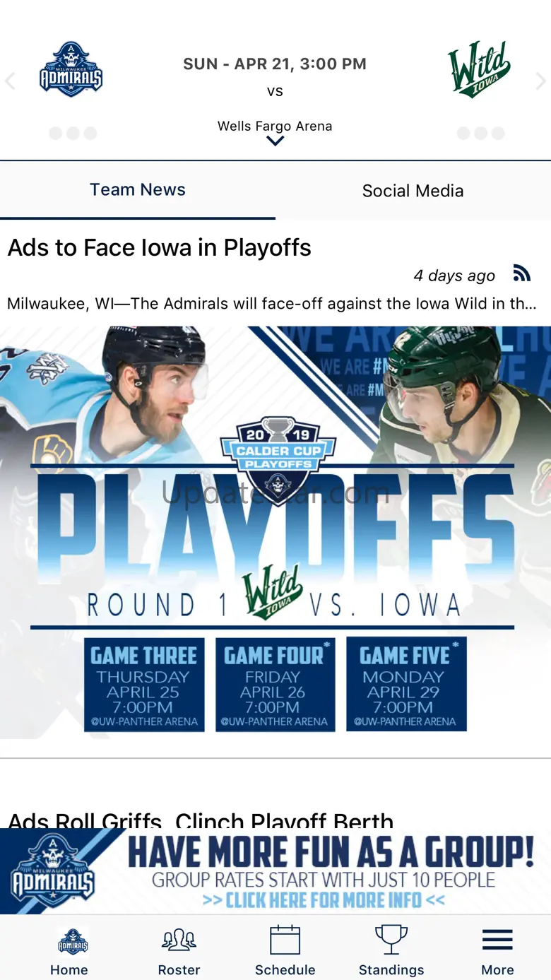Milwaukee Admirals 13.8.0