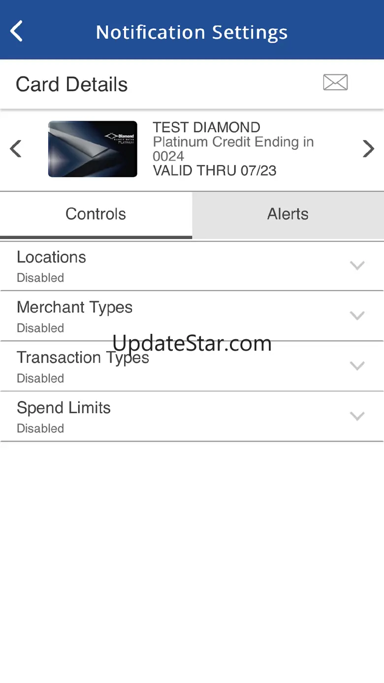Diamond Visa Card 36.0.1
