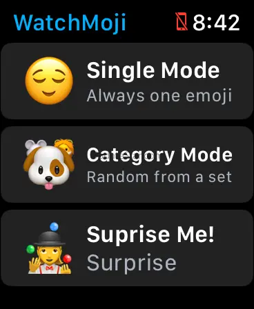 WatchMoji 1.0