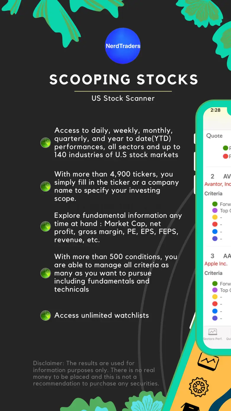 Scooping : US stock scanner 1.3.3A