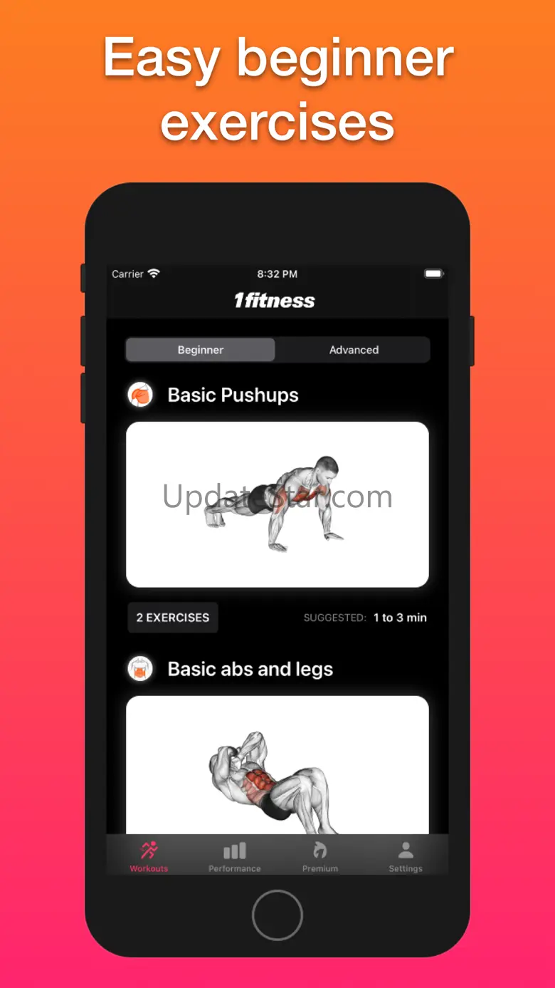 1 Minute Fitness: Home Workout 1.2.3