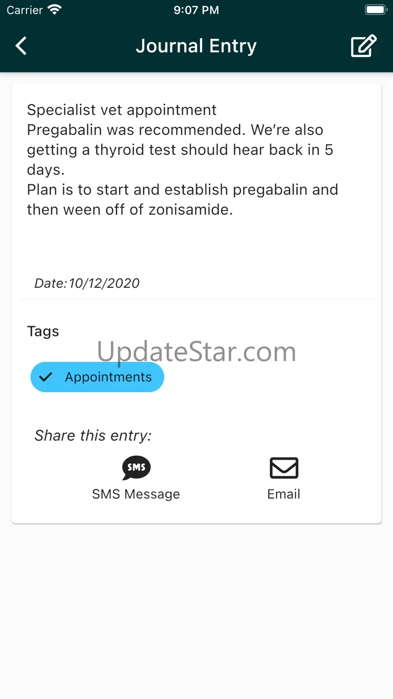 Luna Journal - Pet Health 1.4.2