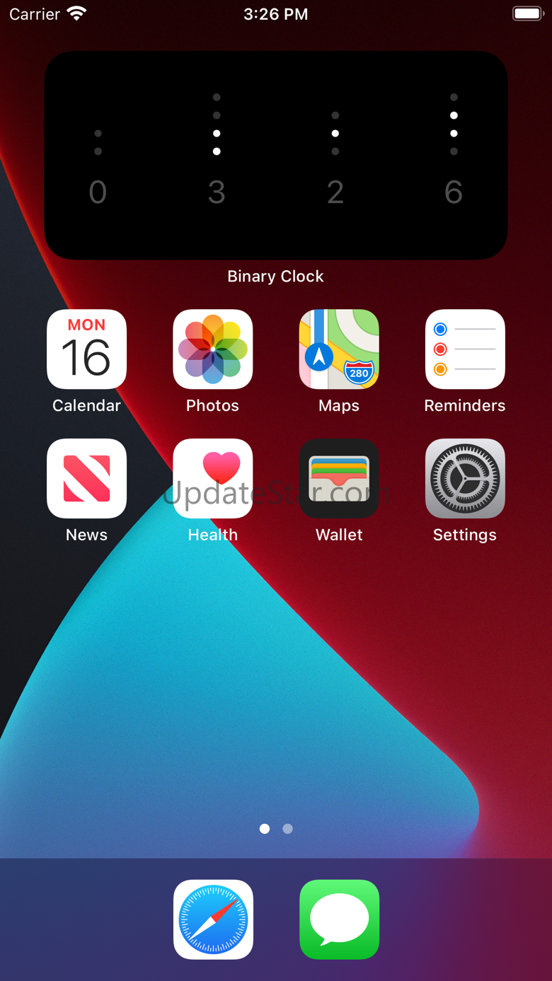 Binary Time Widget 1.0