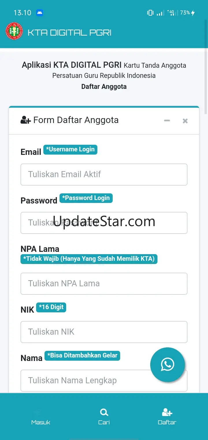 KTA Digi PGRI 1.0.0