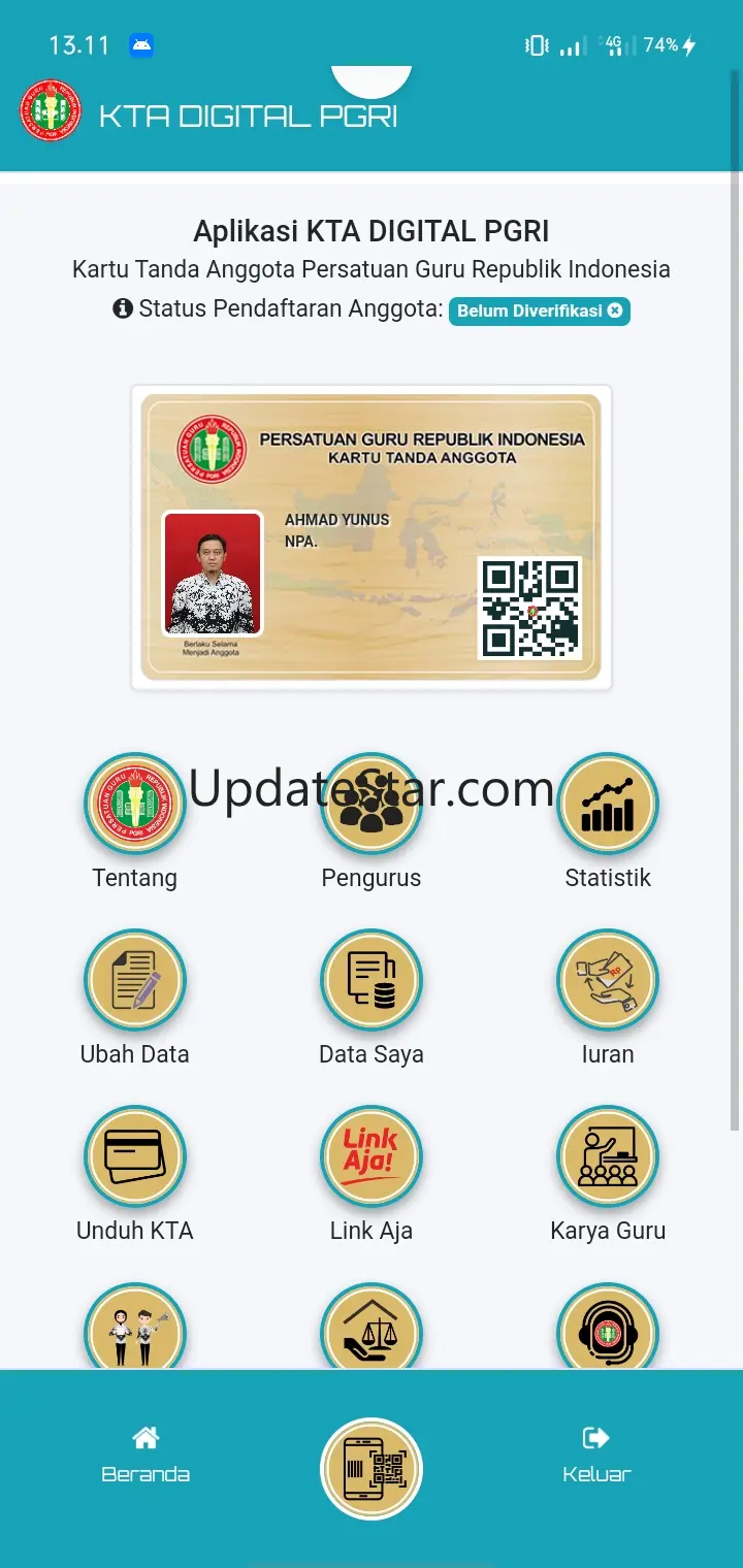 KTA Digi PGRI 1.0.0