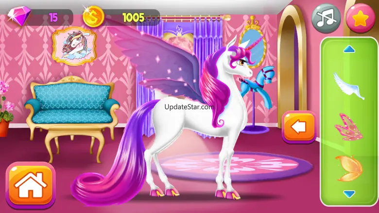 Queen fairy unicorn dress up 1.0