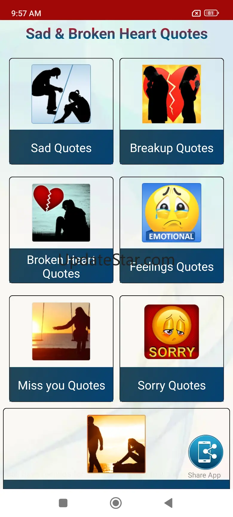 Sad & Broken Heart Pain Status 4.0