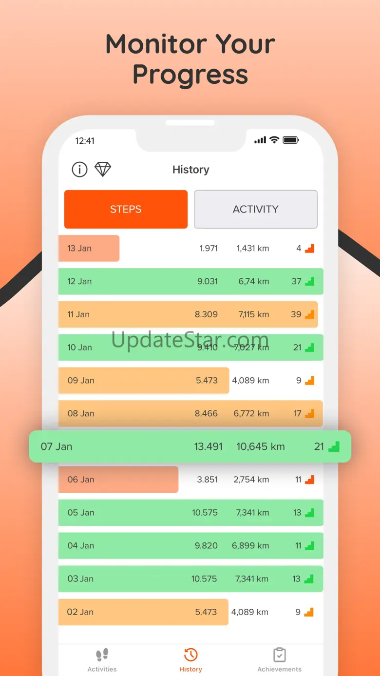 Steply: Step Counter & Tracker 1.0.4