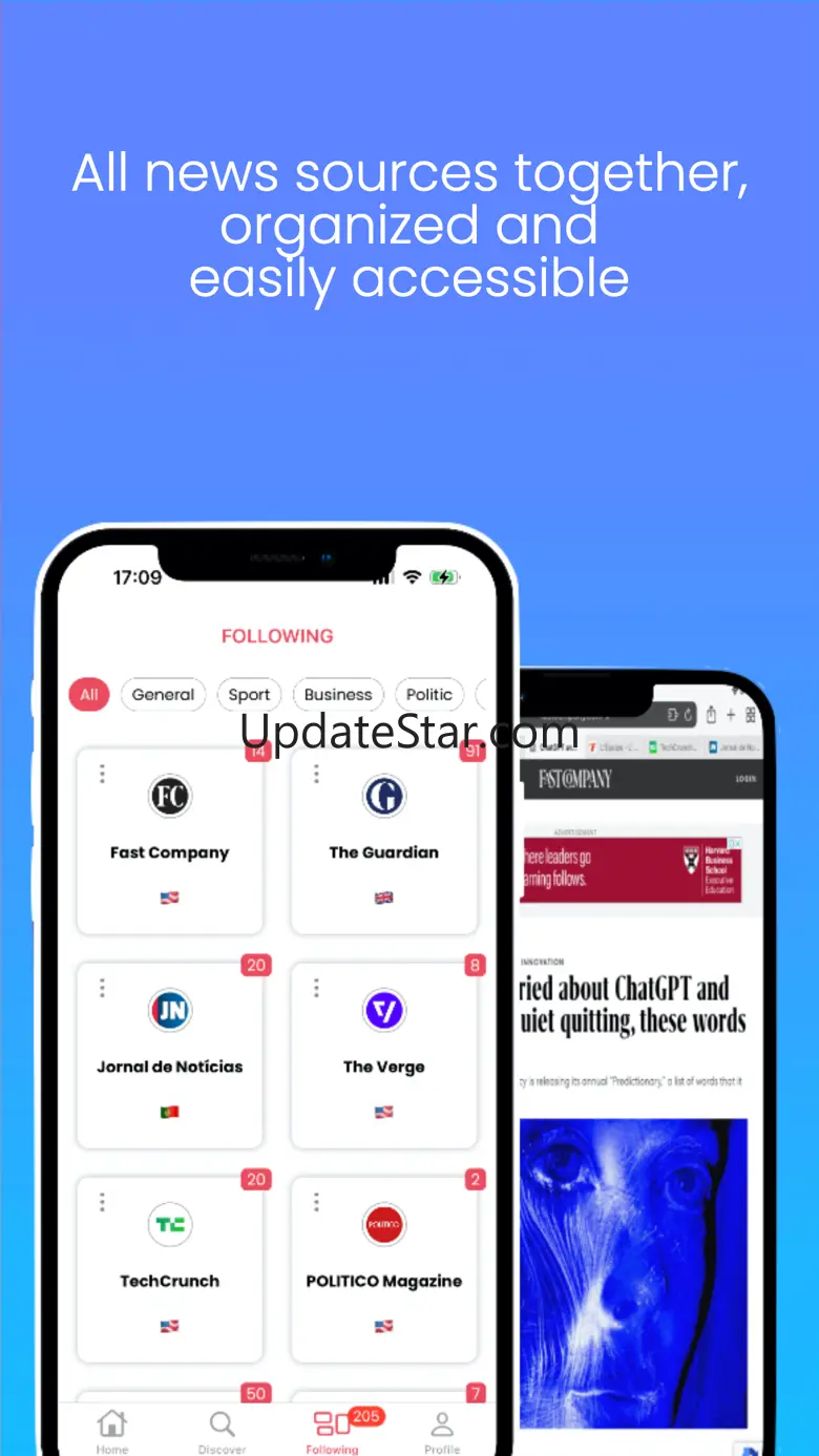 Read article news: Newsreadeck 1.8.0