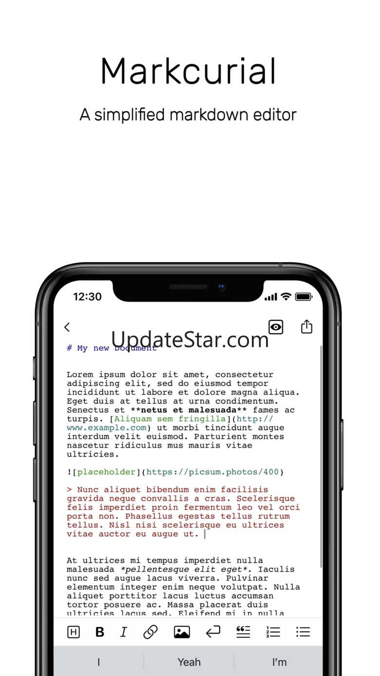 Markcurial: Markdown Editor 1.2
