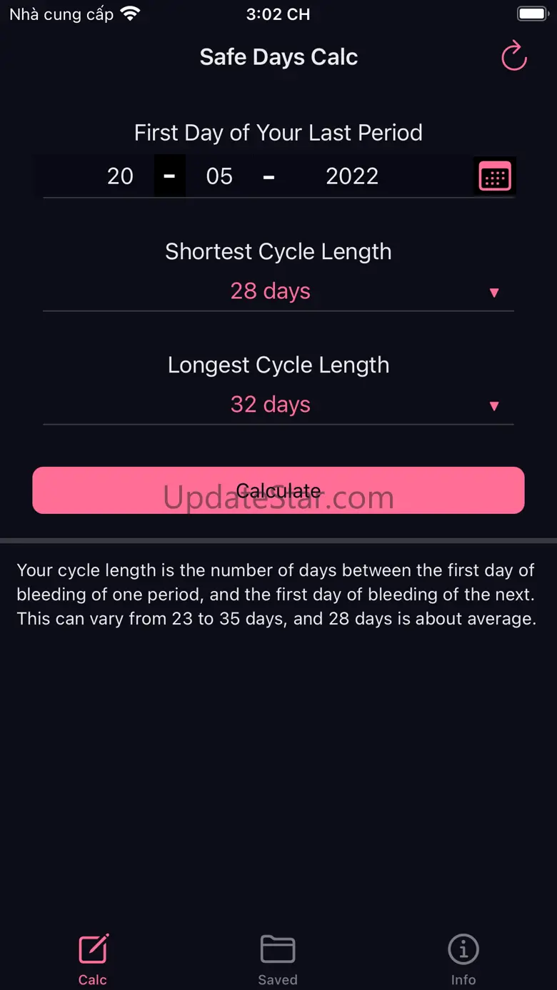 Safe Days Calculator - Control 2.0.0