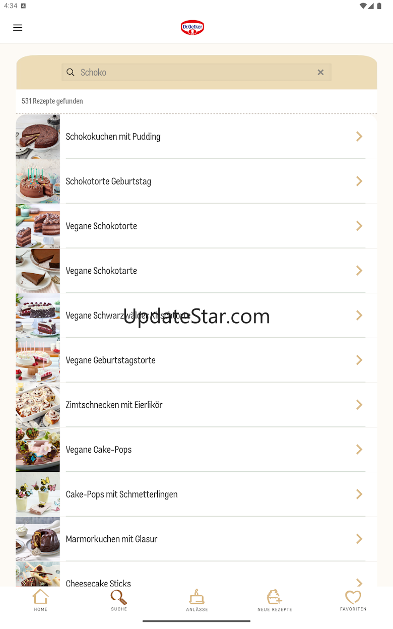 Dr. Oetker Rezeptideen 3.7.1