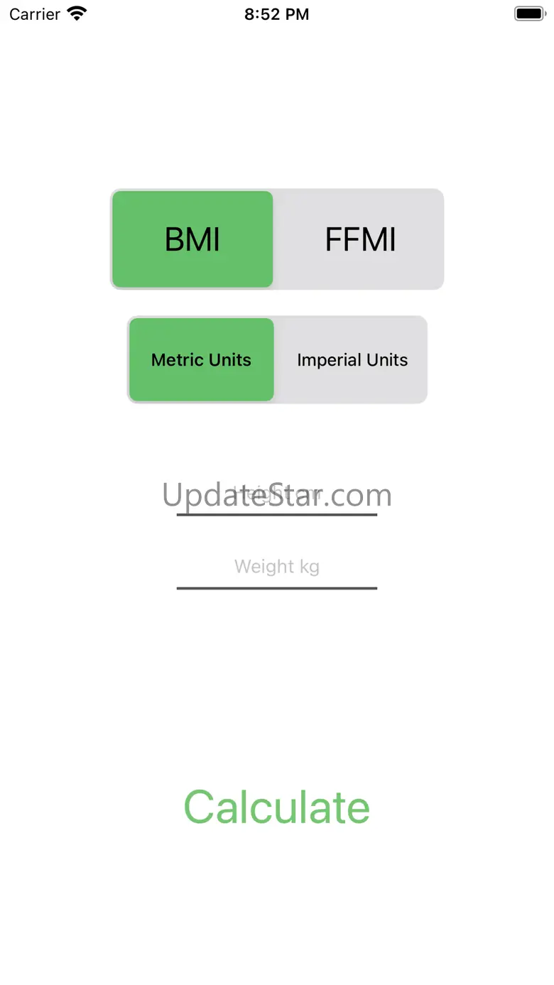 Digital BMI & FFMI Calculator 1.2