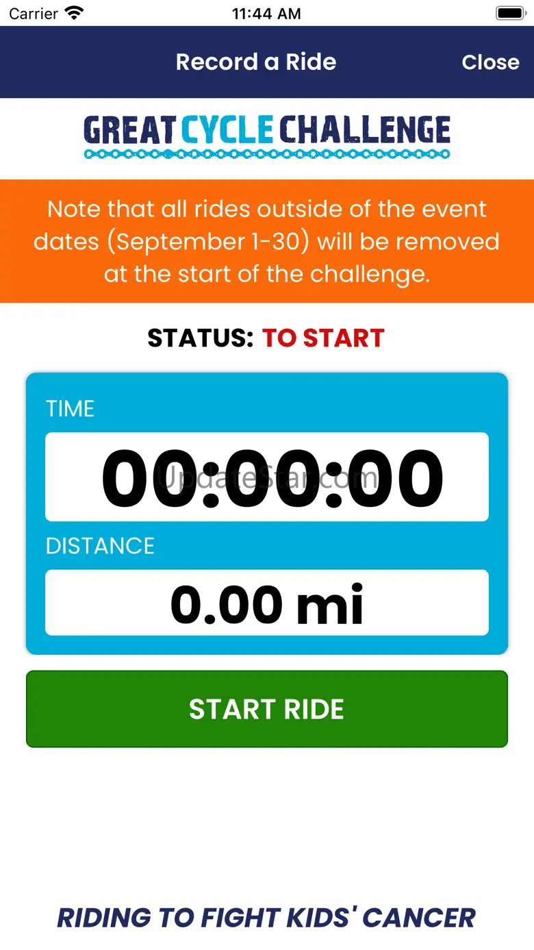 Great Cycle Challenge USA 9.1.1