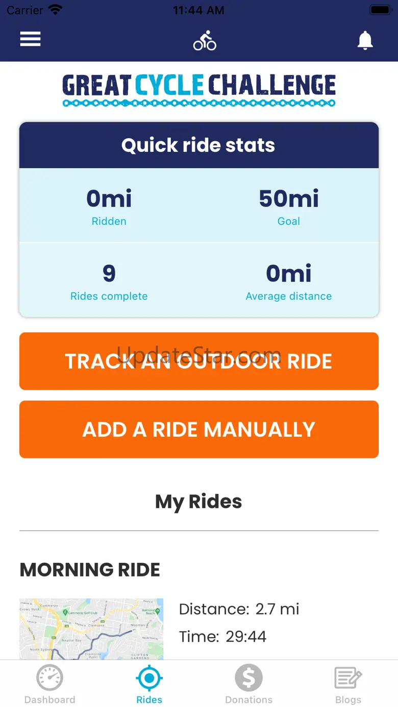 Great Cycle Challenge USA 9.1.1
