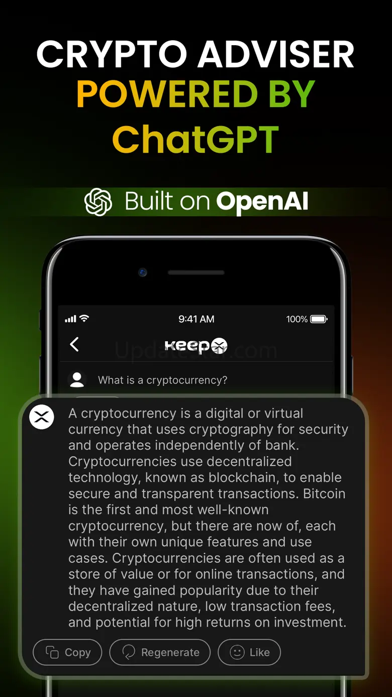 KeepX: Crypto Bitcoin Tracker 3.0