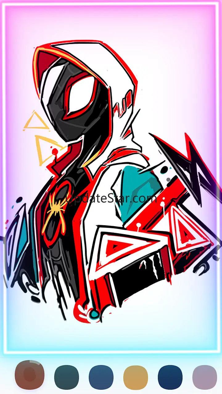 spider Super Hero Coloring man 9