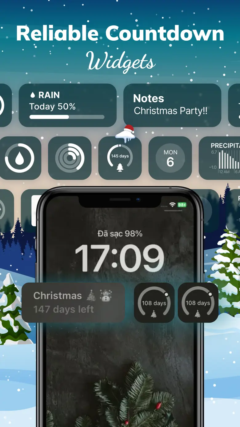 Christmas Lockscreen Widget 17 2.6