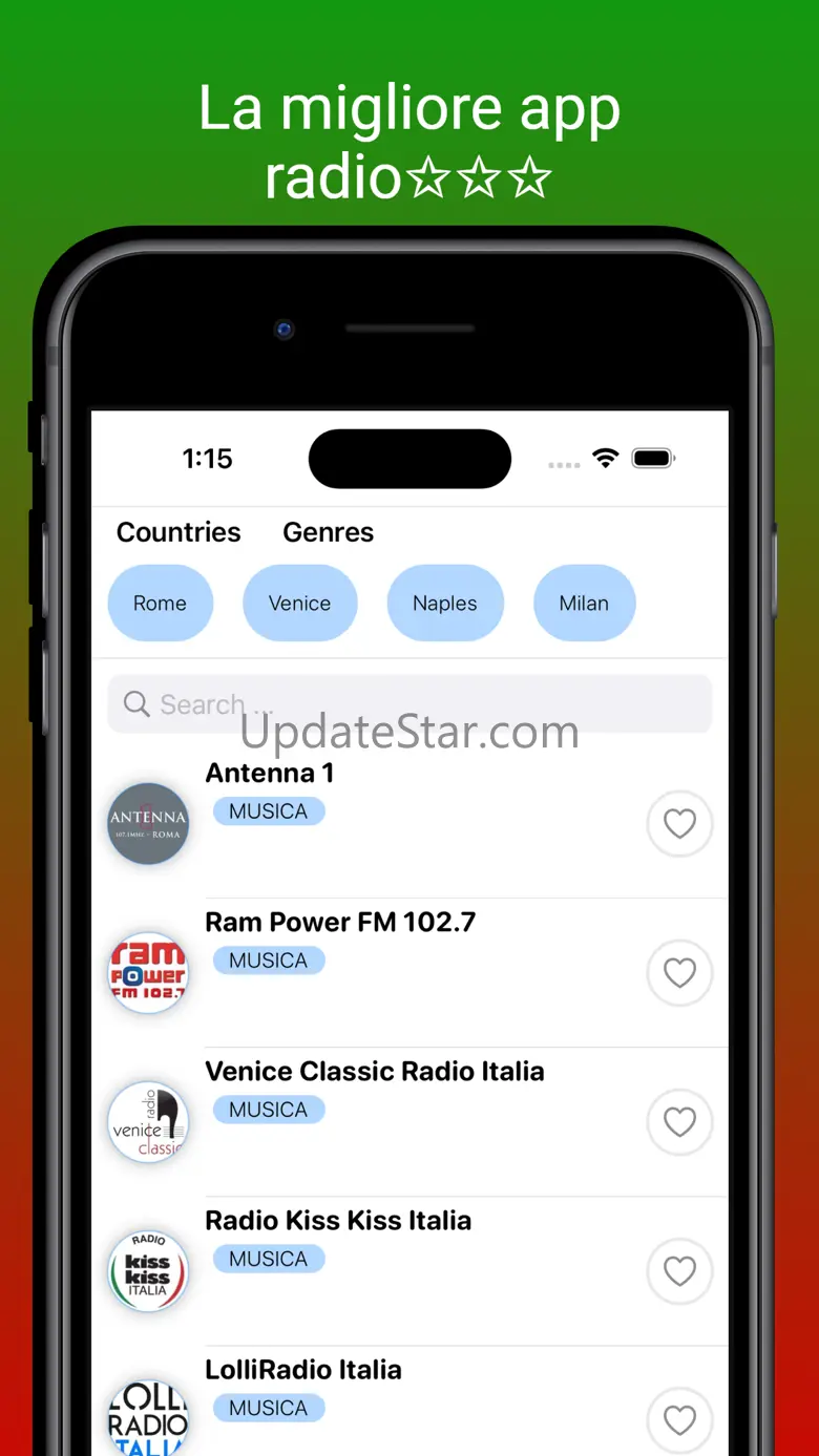 Radio Italia - Radio stazioni 2.2