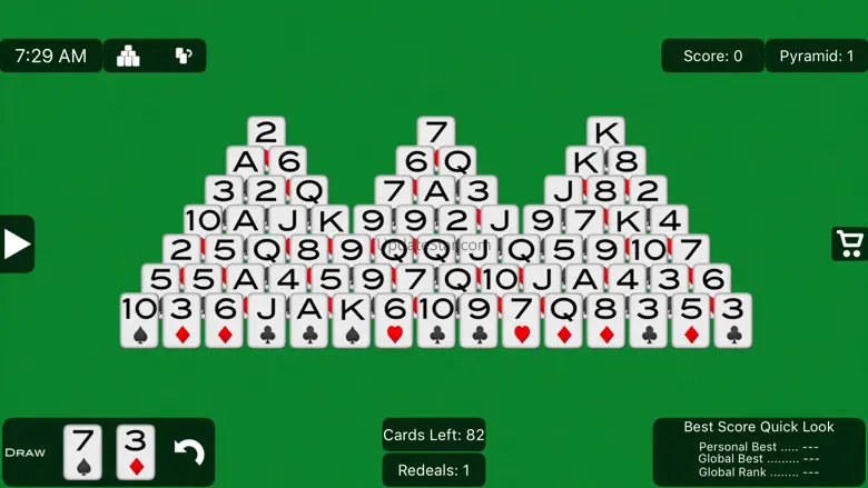 Pyramid Solitaire Lite 3.13