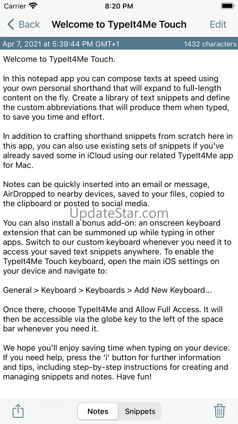 TypeIt4Me Touch 3.5.11