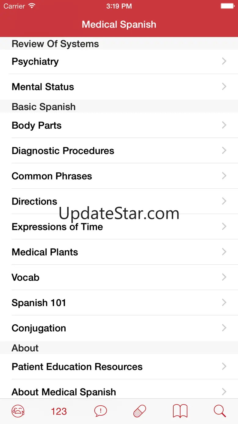 Medical Spanish: Healthcare Phrasebook with Audio 3.1.1
