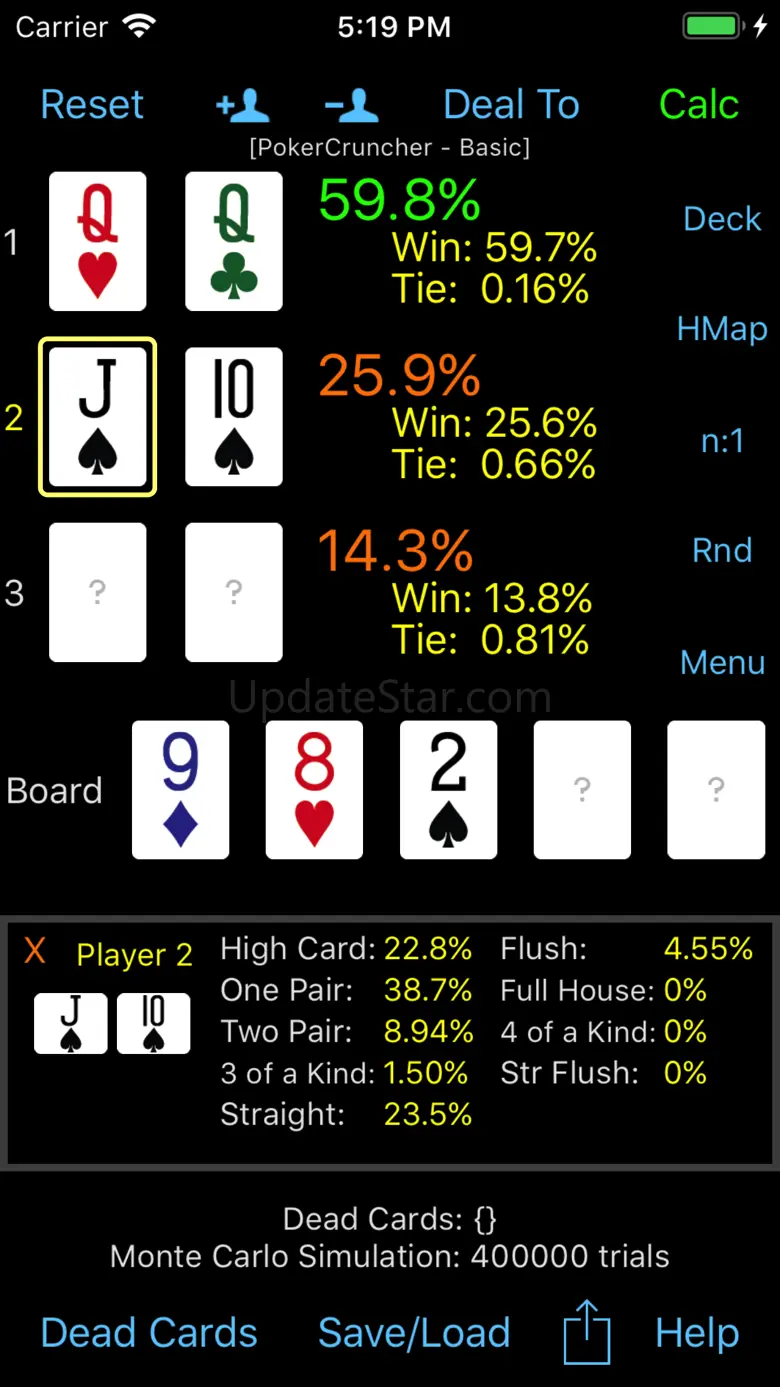 PokerCruncher - Basic - Odds 15.1.1