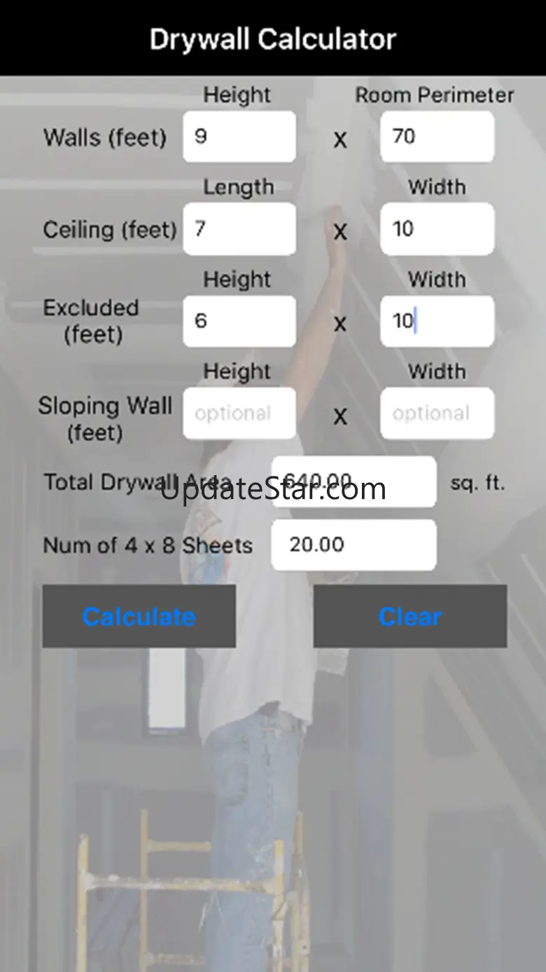 Drywall Calculator 1.9