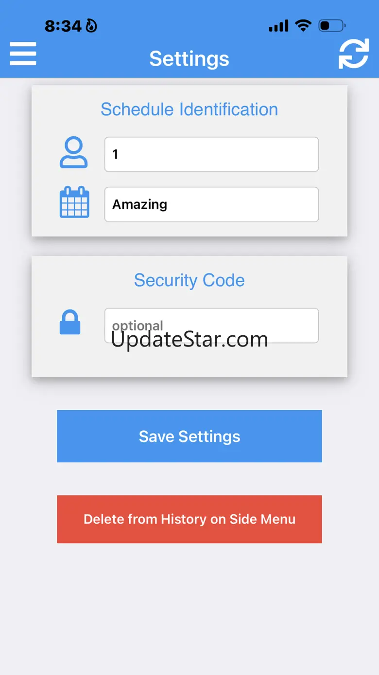 Call Schedule 2.60.4