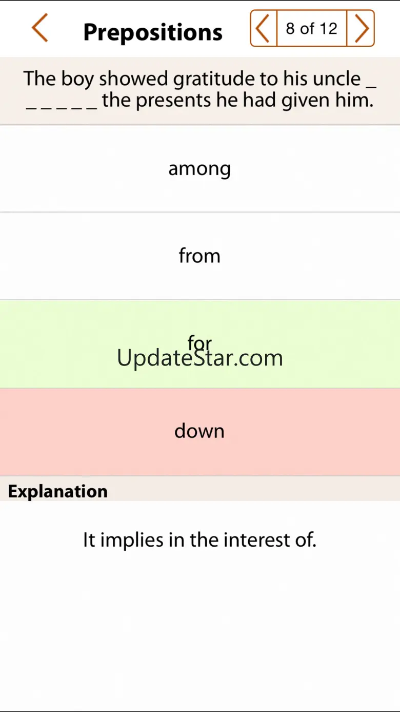 Grammar Express Prepositions 7
