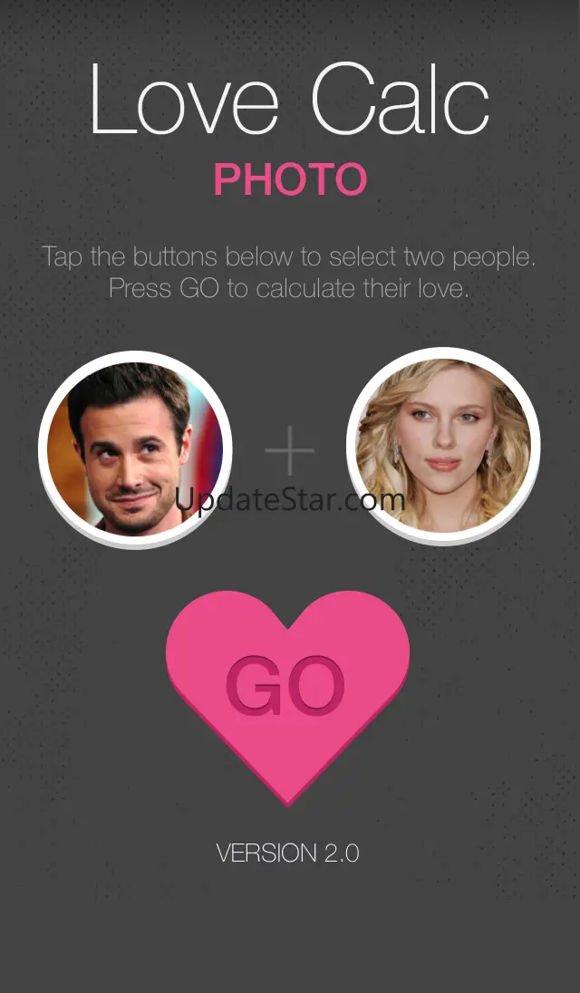 LoveCalc Photo - The Picture Love Calculator 2.0