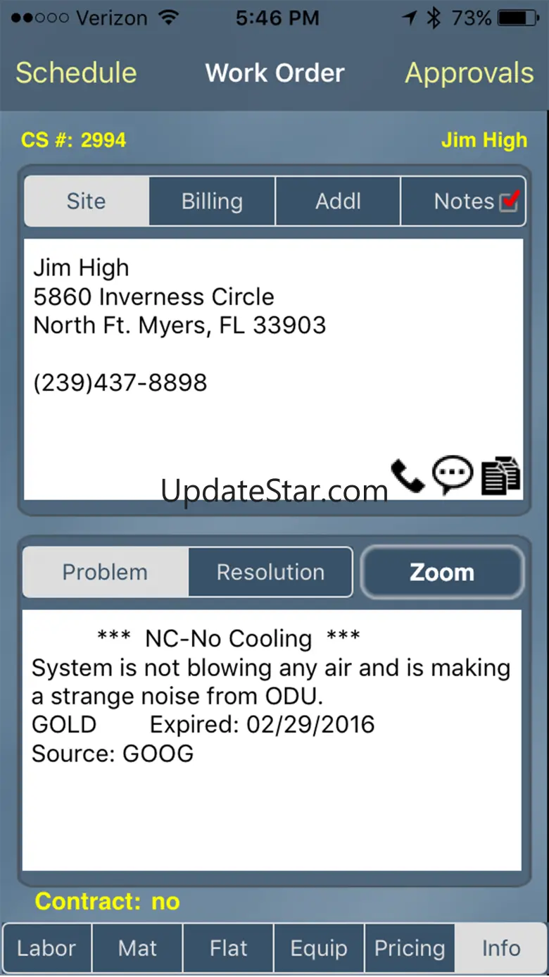 TMS ACOTRUCK Mobile Work Order 7.510