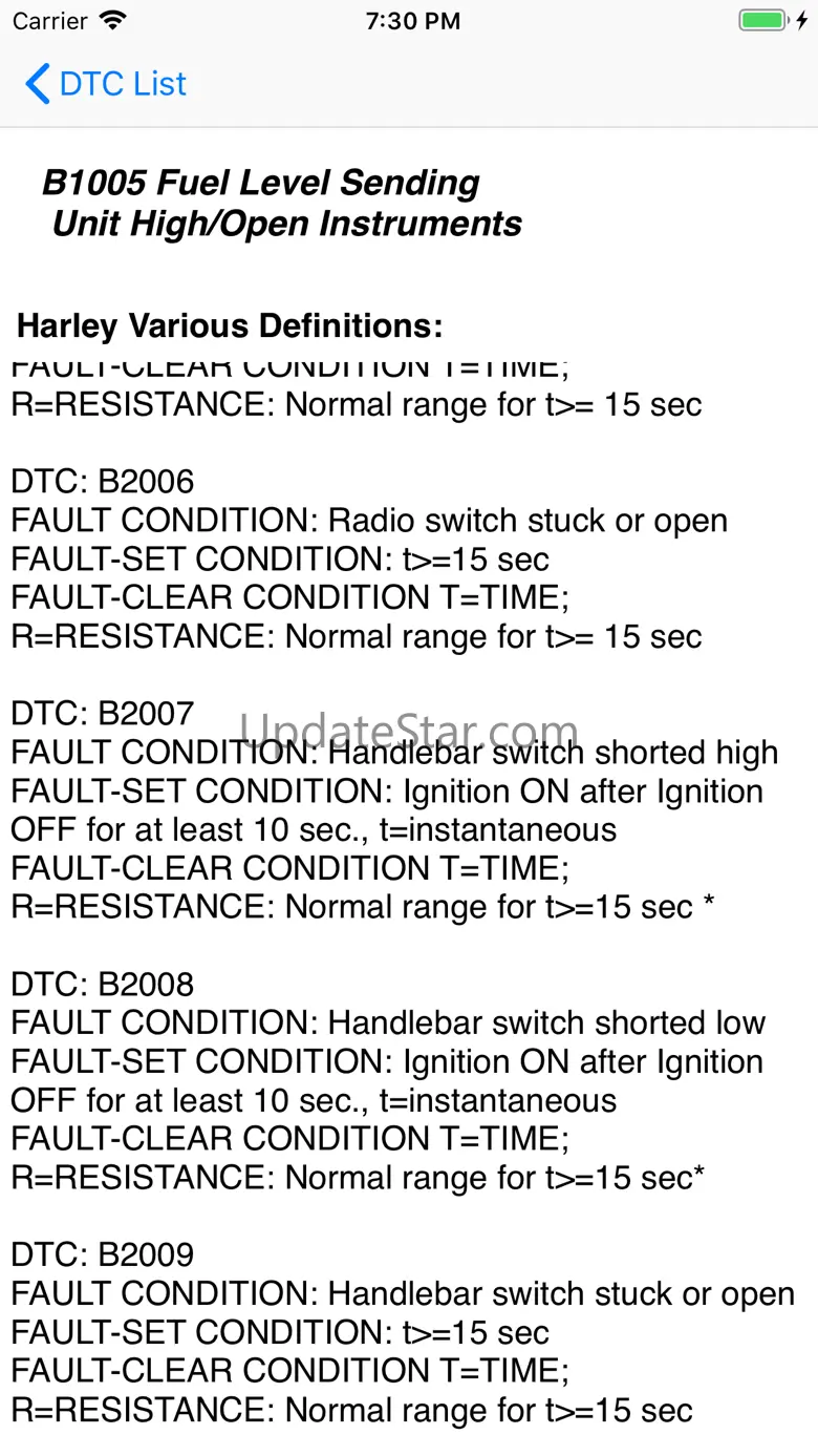 Harley DTC 1.2.0