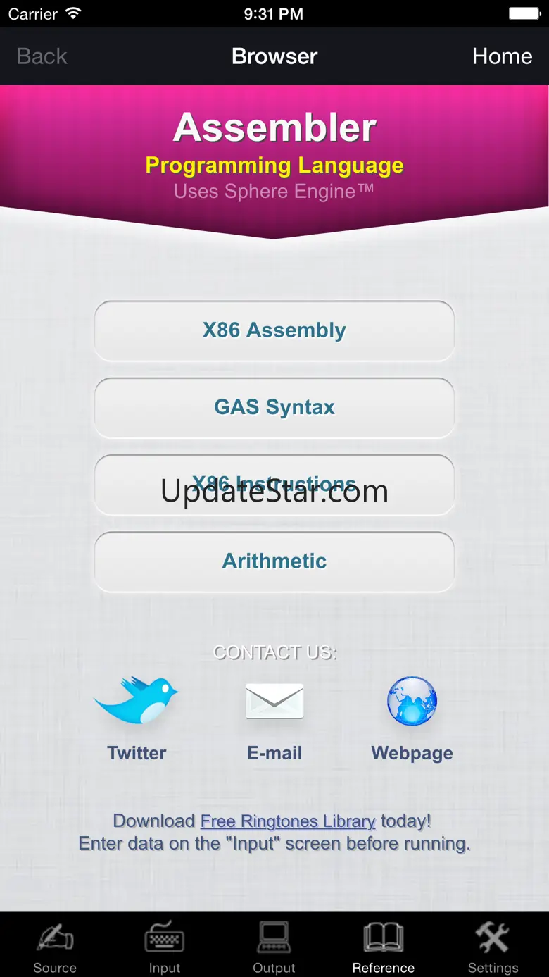 Assembler Programming Language 13.0