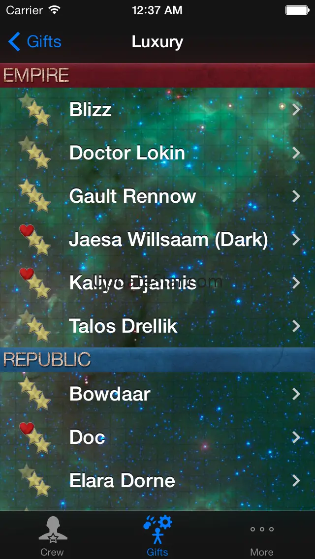Crew Helper - a SWTOR Companion Companion 1.2